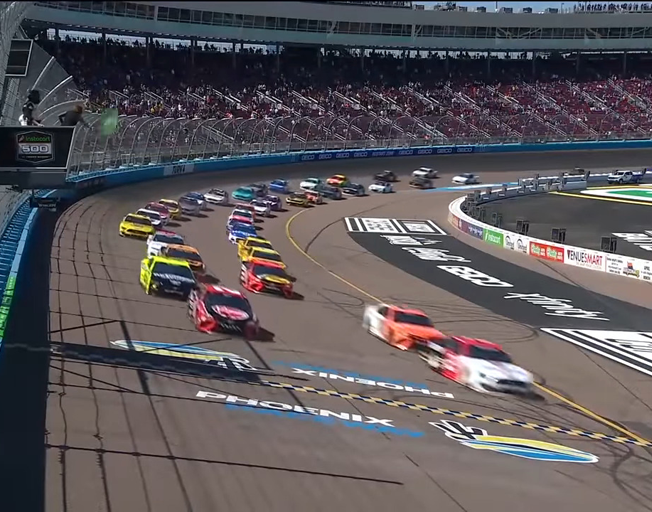 Green flag start at Instacart 500 at Phoenix Raceway 03-14-21