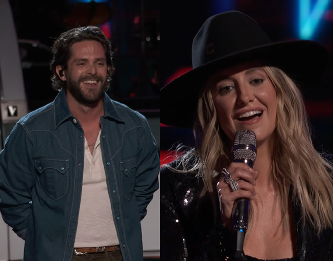 Thomas Rhett and Lainey Wilson on 'The Voice Finale' 05-21-24