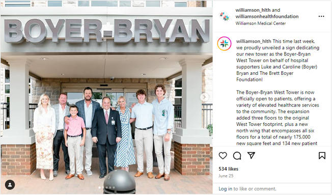 Williamson Health Instagram