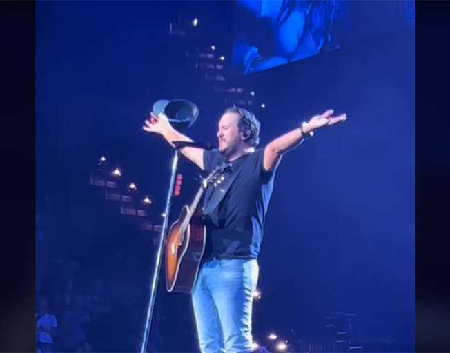 Luke Bryan on stage at Paycom Center Arena · Oklahoma City 10-5-24