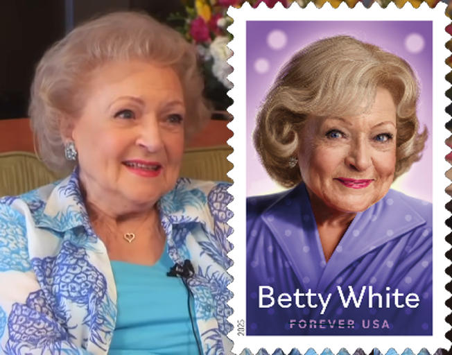 Betty White and the Betty White Stamp