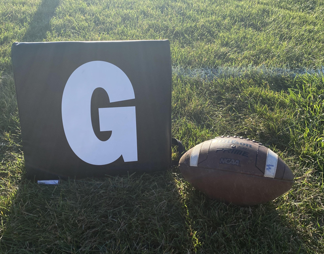 Goal Line Marker and Football